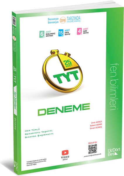 TYT Fen Bilimleri 25 Deneme