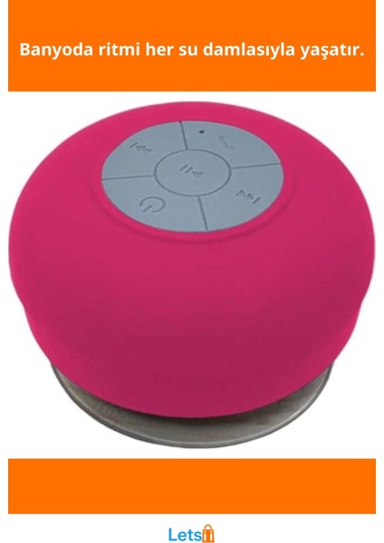 Vakumlu Su Geçirmez Bluetooth Mini Duş Hoparlörü fiyatları