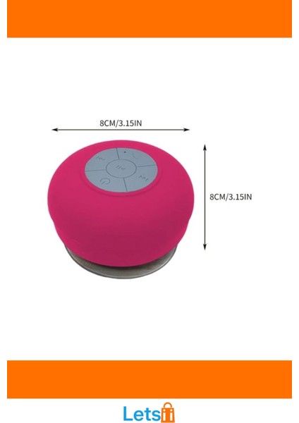 Vakumlu Su Geçirmez Bluetooth Mini Duş Hoparlörü modelleri
