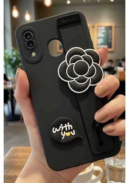 Samsung Galaxy A20 Uyumlu Kılıf Siyah Renk 3D Figürlü Darbe Emici Yumuşak Silikon Kapak modelleri