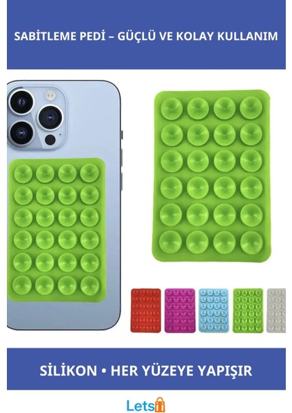 Yüksek Kaliteli Silikon Cep Telefonu Sabitleme Pedi
