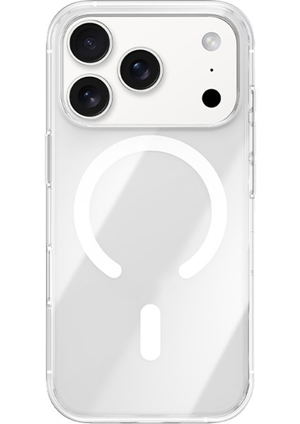 iPhone 17 Pro Kılıf Magsafe Özellikli Şeffaf Sert Premium Silikon Kapak + Ekran Koruyucu modelleri