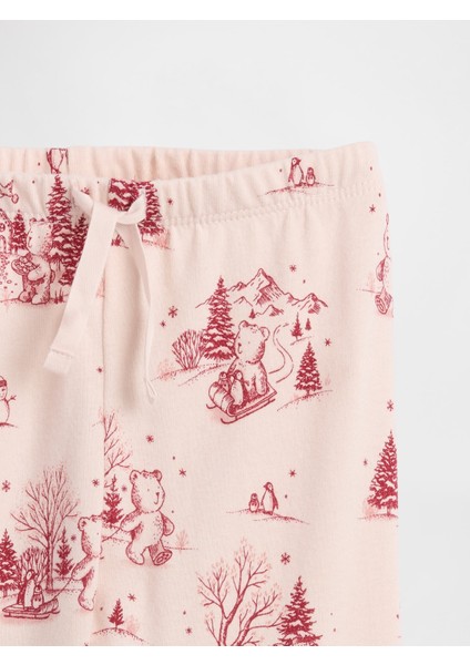 Bebek Açık Pembe First Favorites Organik Pamuk Pull-On Pantolon fiyatları