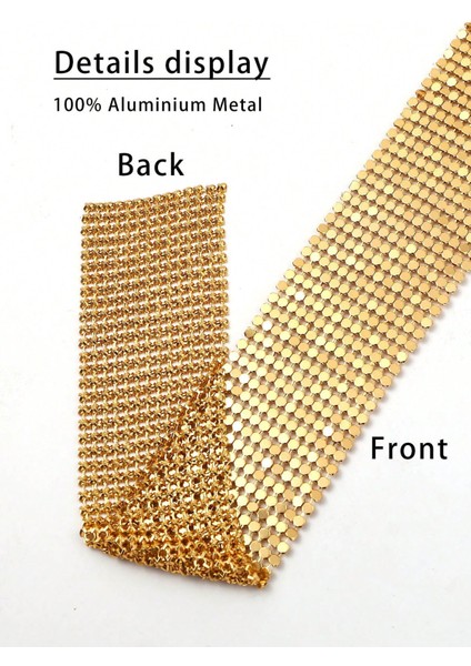 Flar Taşlı Zincir Taşlı Metalik Şık Uzun Choker Yaka Aksesuar – Parti & Gece Kombin Tamamlayıcı