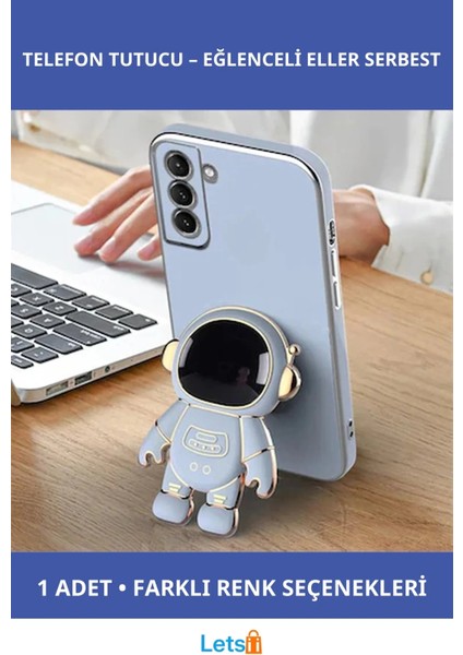 Eğlenceli Astronot Telefon Tutucu Dikey ve Yatay Kullanım