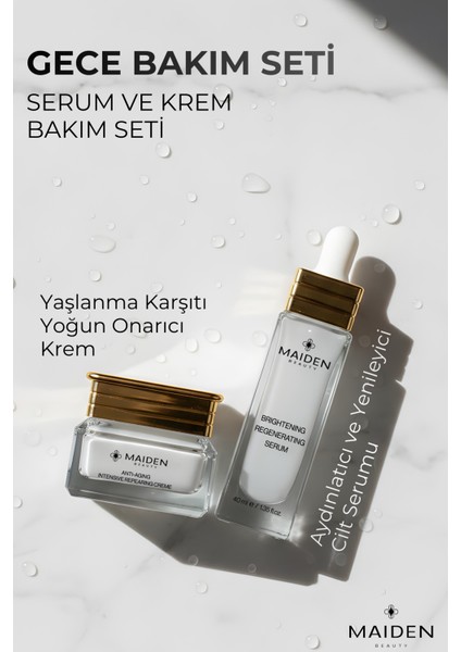 Gece Bakım Seti, Yenileyici, Besleyici, Anti-Aging Etkili, Yoğun Onarıcı Bakım Kremi fiyatları