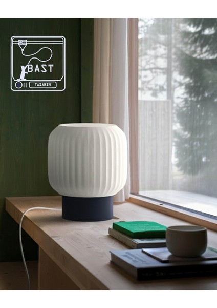 Bast Tasarım Yeni Nesil 3D Baskı Modern Masa Lambası Abajur fırsatları