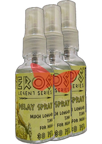 Legent Erkeklere Özel 3 Adet Time Stop Sprey 30 ml