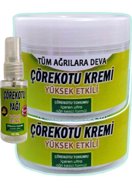 Çörek Otu Kremi 2 Adet 100 ml + 30 ml Çörek Otu Yağı
