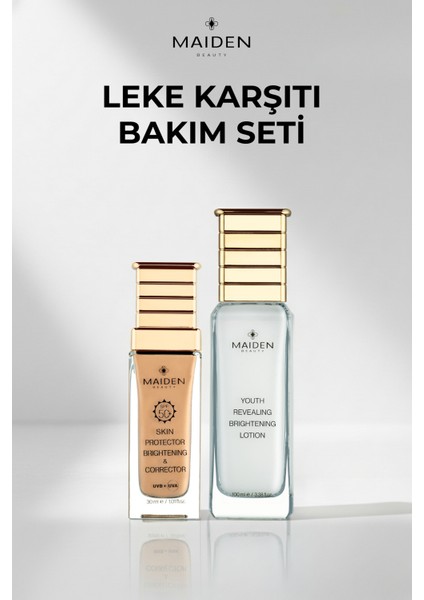 Leke Bakım Seti, Cilt Tonu Esitleyici, Renkli Nemlendirici & Aydınlaticı, Yoğun Nemlendirici Losyon
