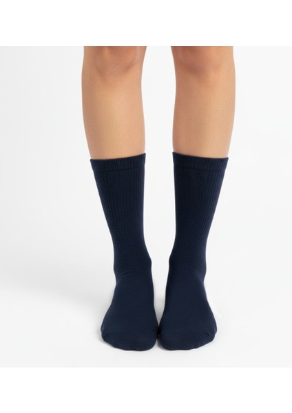 Gost Liria- 5’li Renkli Ribanalı Unisex Soket Çorap