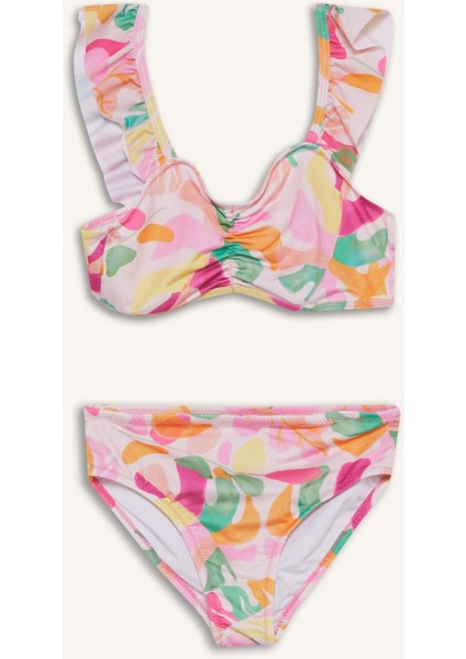 Kız Çocuk Desenli Bikini Takımı E4974A825HS