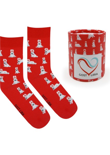 Rabbit Socks – Desenli Unisex Soket Çorap