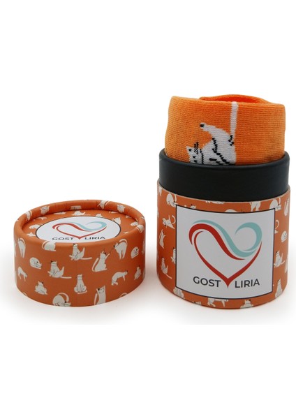 Silver Cat Socks – Desenli Unisex Soket Çorap