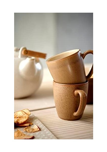 Çaydanlık, Çömlek/seramik Çay, 1,2 Litre, Yükseklik 20 Cm, Krem