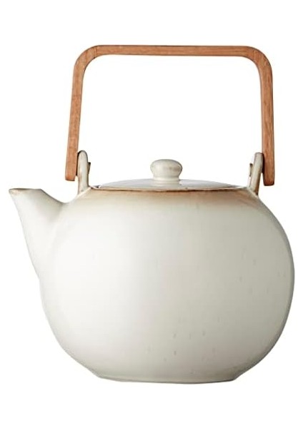 Çaydanlık, Çömlek/seramik Çay, 1,2 Litre, Yükseklik 20 Cm, Krem fiyatları
