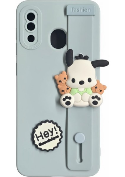 Samsung Galaxy A20 Uyumlu Kılıf Mavi Renk 3D Figürlü Darbe Emici Yumuşak Silikon Kapak fırsatları