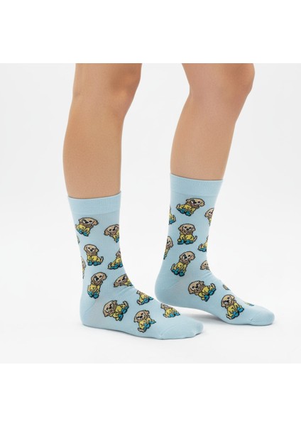 Cute Dog Socks – Desenli Unisex Soket Çorap