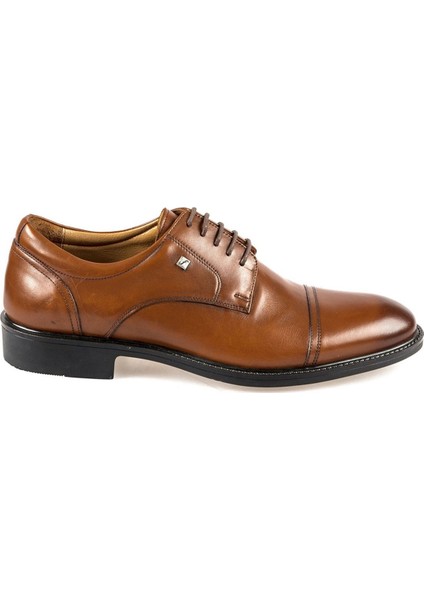 Bağcıklı Taba Deri Kauçuk Taban Erkek Günlük Ayakkabı 8589 45 fiyatları