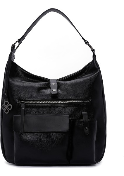 Kadın Siyah Uzun Askılı Omuz Çantası 25WBD2480FT modelleri