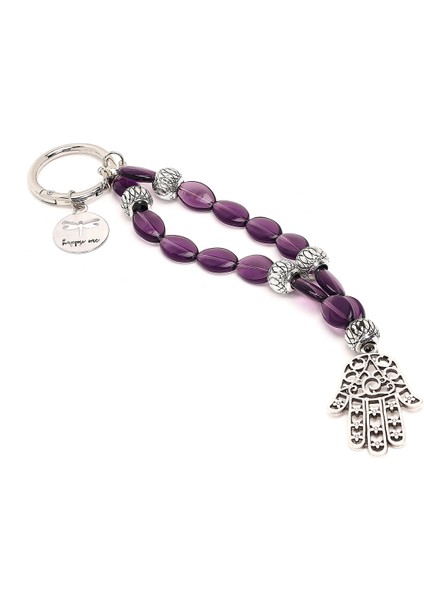 Kadın Mor Boncuklu Metal Charm 000A2D470914 modelleri