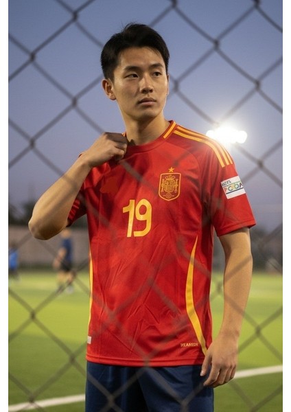 Ispanya Euro 2024 Finali Lamin Yamal Forması - Kırmızı