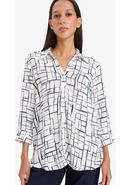 Regular Fit Kareli Uzun Kollu Gömlek K6402AZ25SP