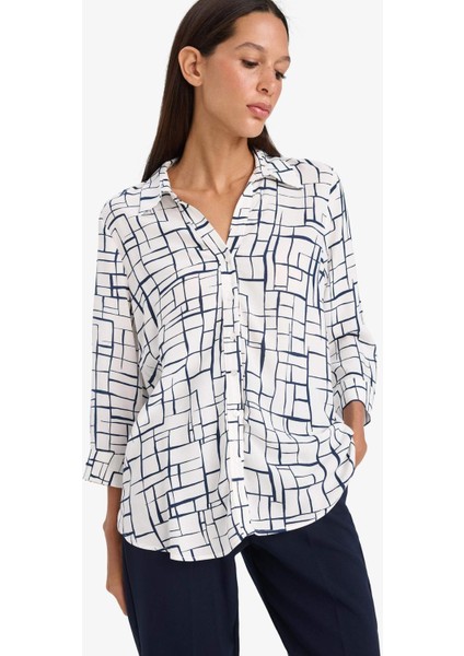 Regular Fit Kareli Uzun Kollu Gömlek K6402AZ25SP