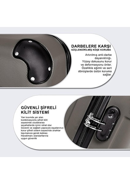 Ultra Hafif Abs Valiz Trıon