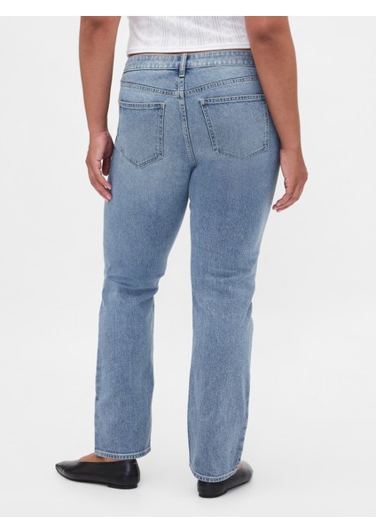 Kadın Açık Mavi Curvy Low Rise '90S Jean Pantolon modelleri