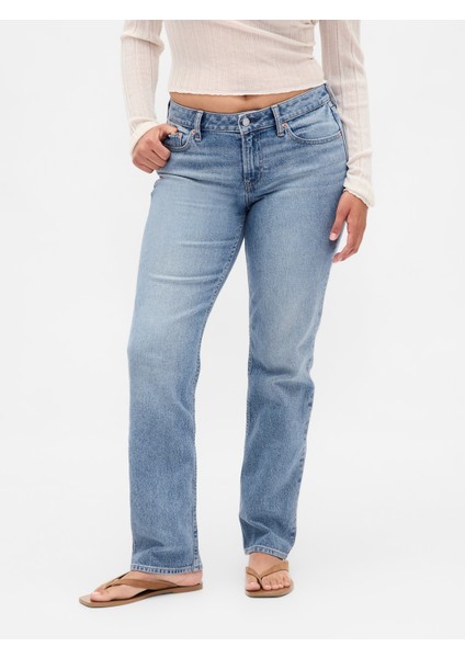 Kadın Açık Mavi Curvy Low Rise '90S Jean Pantolon