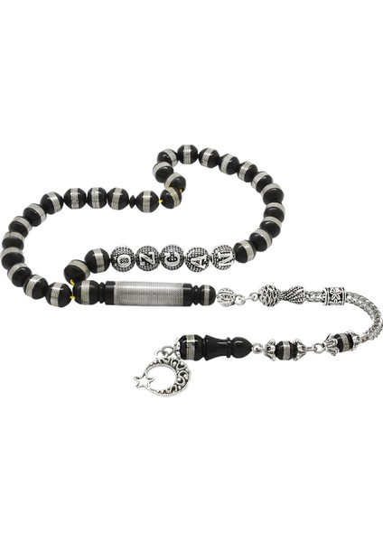 Kararmaz Metal Ayyıldız Püsküllü Metal Sarmal Istanbul Kesim Isme Özel Yazılı Kuka Tesbih