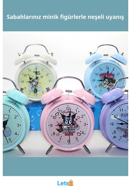 Kuromi Hello Kitty Mickey Mouse Sevimli Masa Üstü Çalar Saat fiyatları