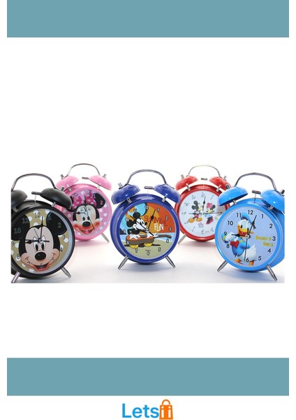 Kuromi Hello Kitty Mickey Mouse Sevimli Masa Üstü Çalar Saat fırsatları