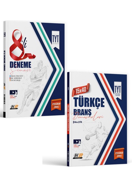 Hız ve Renk Yayınları Tyt 15 x 40 Türkçe ve 8'li Genel Deneme Seti
