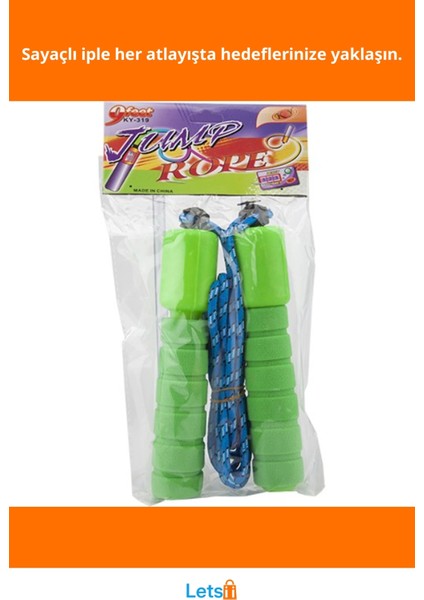 Sayaçlı Süngerli Atlama Ipi Ergonomik Tutuş, Pratik Spor Aleti fiyatları