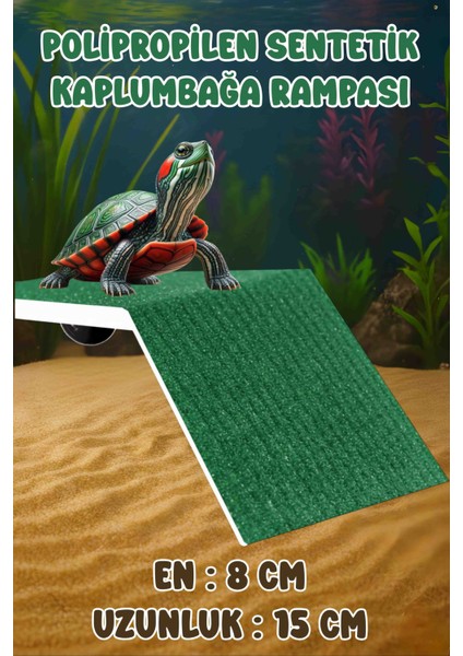 Kaplumbaga Rampası ( En : 8 cm / Uzunluk 15 cm )