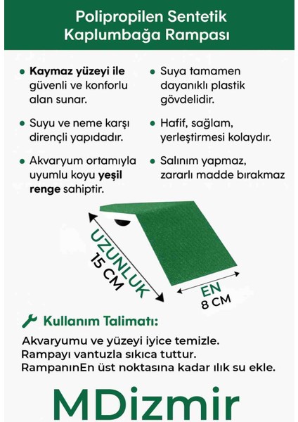 Kaplumbaga Rampası ( En : 8 cm / Uzunluk 15 cm ) fiyatları