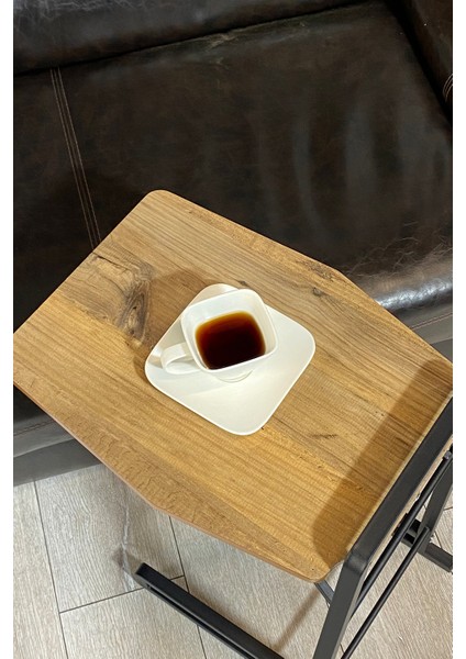 Tagzo Serisi Mdf Beyaz Mermer Desen Katlanabilir Tekerlekli Yan Sehpa Siyah Metal Ayak C Sehpa fiyatları