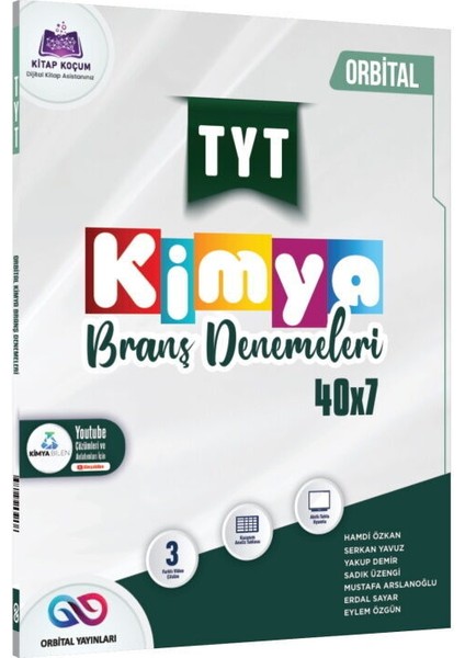 Orbital Yayınları Tyt Kimya 40 x 7 Branş Denemeleri