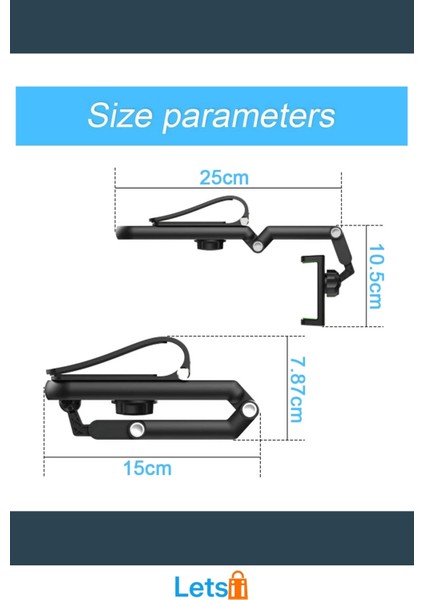 1080 Derece Çok Açılı Multifonksiyonel Araç Telefon Tutucu indirimleri