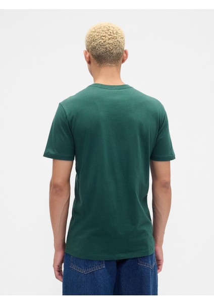 Erkek Yeşil Everyday Soft Gap Logo T-Shirt indirimleri