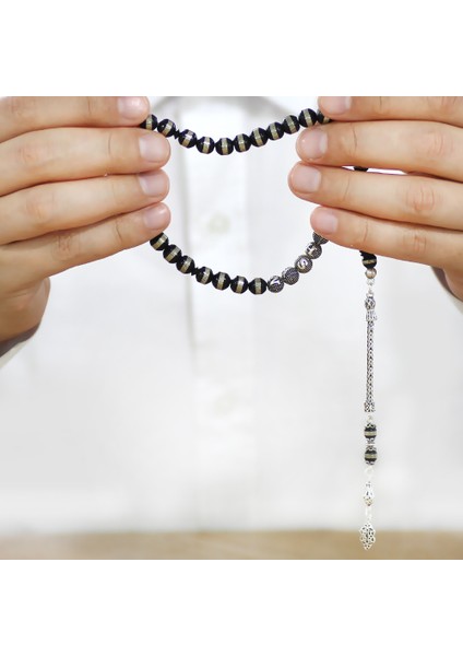 925 Ayar Gümüş Püsküllü Metal Sarmal Istanbul Kesim Isme Özel Yazılı Kuka Tesbih modelleri