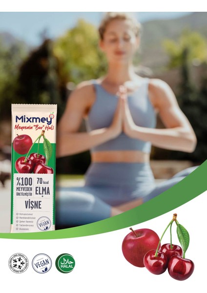 Vişne Meyve Barı 288 Adet | Sağlıklı Atıştırmalıklar – Vegan, Glutensiz (20GR x 288 Adet) fırsatları