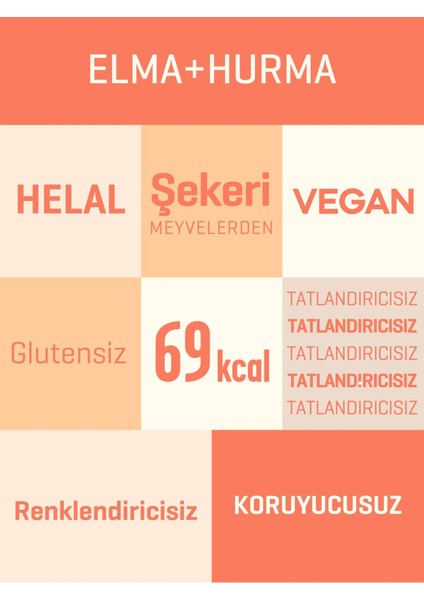 Hurma Meyve Barı 288 Adet | Sağlıklı Atıştırmalıklar – Vegan, Glutensiz (20GR x 288 Adet) modelleri