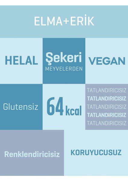 Erik Meyve Barı 288 Adet | Sağlıklı Atıştırmalıklar – Vegan, Glutensiz (20GR x 288 Adet) modelleri