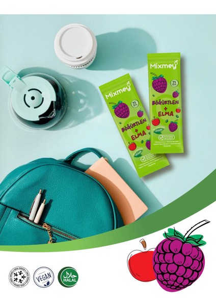 Böğürtlen Meyve Barı 288 Adet | Sağlıklı Atıştırmalıklar – Vegan, Glutensiz (20G x 288 Adet) fırsatları