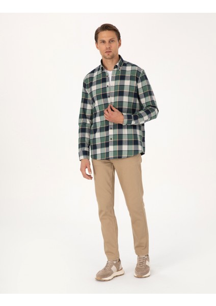 Erkek Bej Slim Fit Jean Pantolon 50317312-VR011