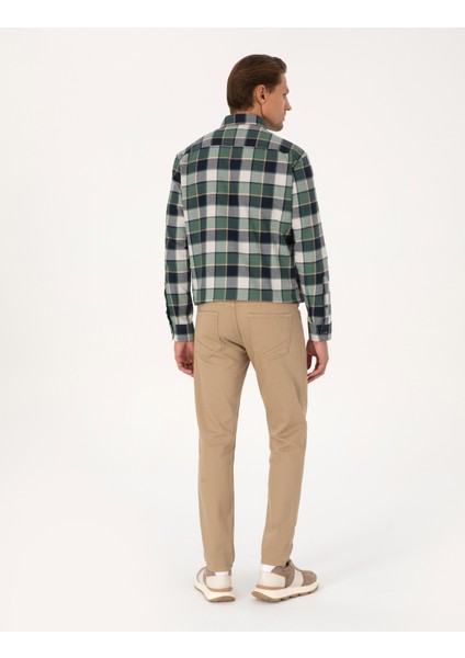 Erkek Bej Slim Fit Jean Pantolon 50317312-VR011 fırsatları