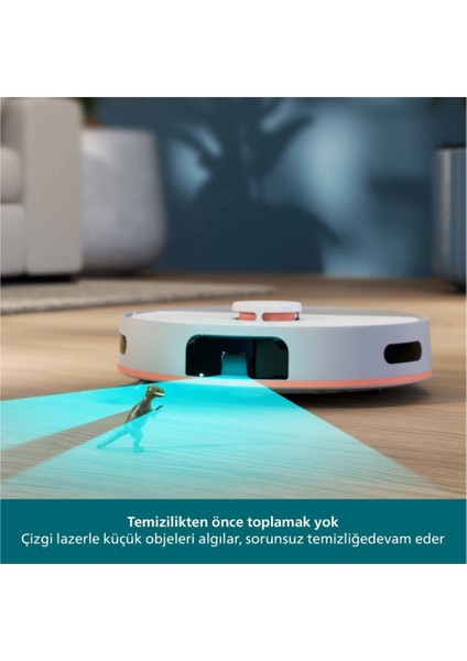 Philips Homerun 5000 Serisi XU5100/20 Beyaz Çöp Istasyonlu Akıllı Robot Süpürge fırsatları